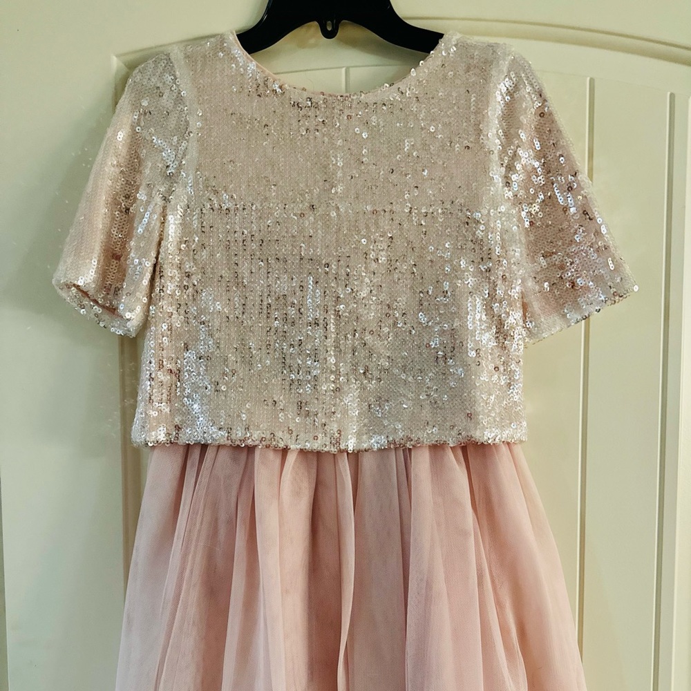 Pink & Violet Girls 2-Pc. Sequin Top & Skirt Set